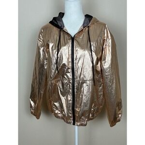 Elodie Metallic Gold Jacket Women's Size Large